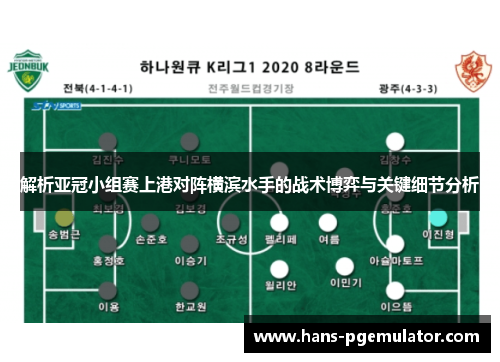 解析亚冠小组赛上港对阵横滨水手的战术博弈与关键细节分析 解析亚冠小组赛上港对阵横滨水手的战术博弈与关键细节分析